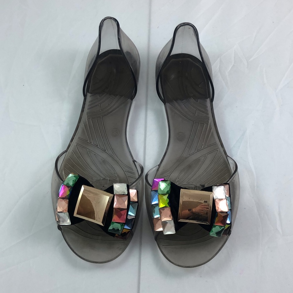 4/15$ Embellished Jelly shoes